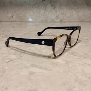 MONCLER ML 5069/055 TORTOISE BROWN CAT EYE AUTHENTIC EYEGLASSES 53-17 145